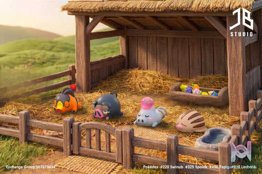 JB Studio – Eco Series Four Little Pigs Pokémon