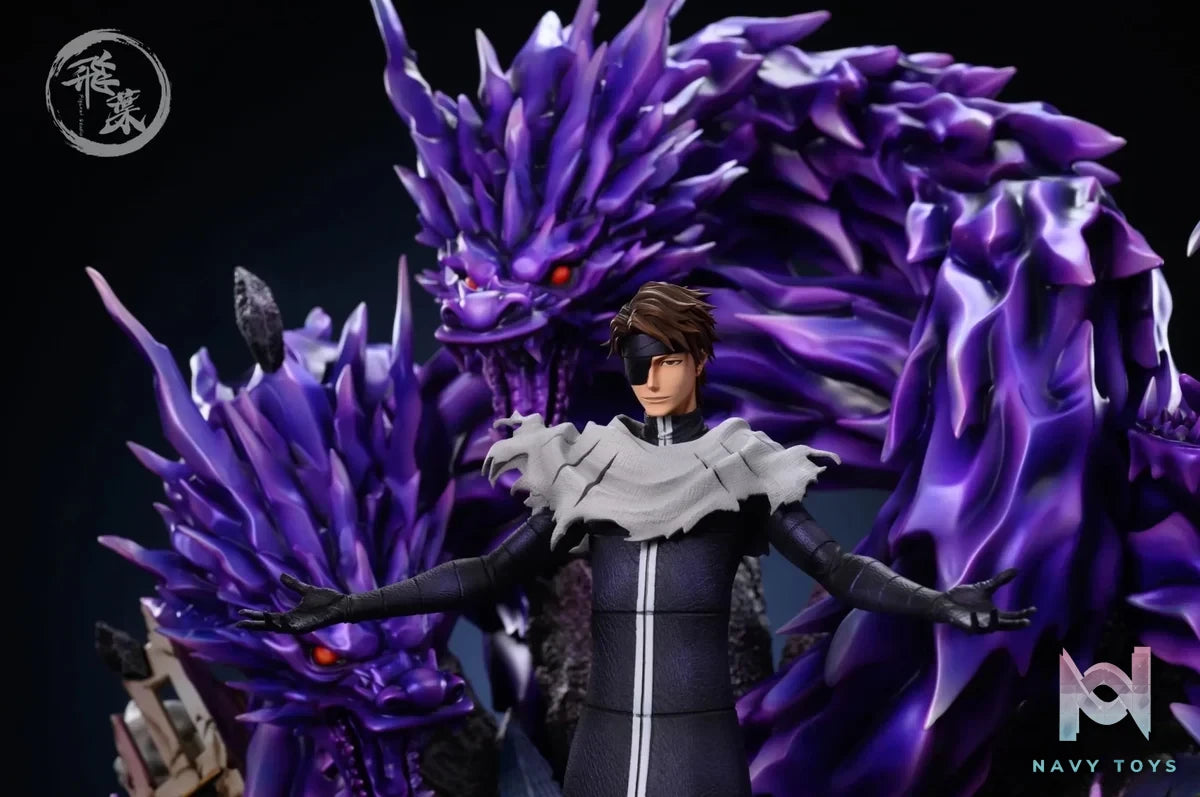 FlyLeaf Studio - BLEACH Five Dragons Sosuke Aizen resin statue Navy Toys anime figure