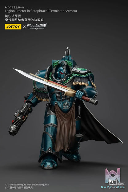 JOYTOY – Alpha Legion Legion Praetor in Cataphractii Terminator Armour JT01260 (Licensed)