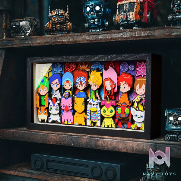 Yu Zhi Jiang Studio – Digimon Multiple Characters 3D Decorative Painting Digimon
