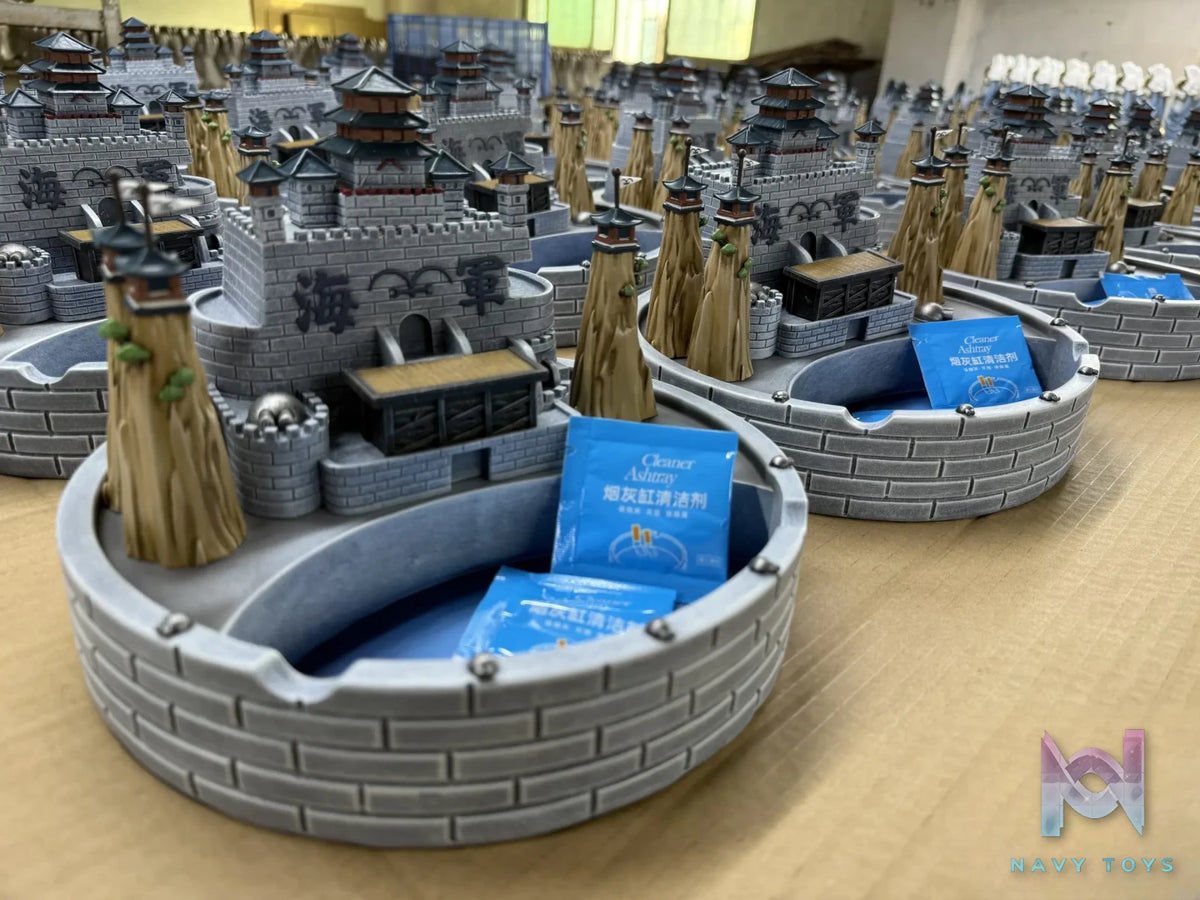 Ke Yi Mo Wan Studio – Marineford’s Marine Headquarters Creative Ornament Ashtray One Piece
