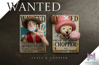 GBA Studio – One Piece Bounty Series Monkey D. Luffy & Tony Tony Chopper Photo Frame Fridge Magnet and Relief Painting