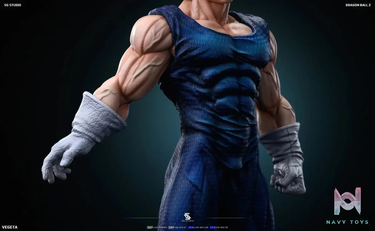 Sg Studio - Dragon Ball Majin Vegeta resin statue Navy Toys anime figure