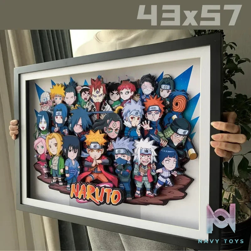 KALA HOME Studio – Naruto Multiple Characters #08 3D Decorative Painting Naruto