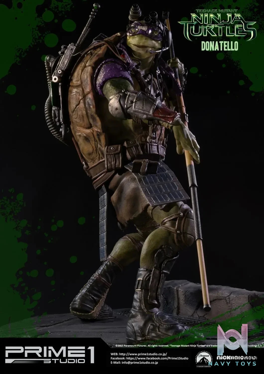 Prime 1 Studio – Museum Masterline Teenage Mutant Ninja Turtles (Film) Donatello MMTMNT-03 (Licensed)