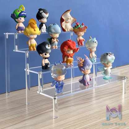 Showcase Factory – Acrylic Stair Display Stand for Nendoroids Blind Boxes Mini Figures
