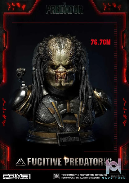 Prime 1 Studio – Life Size Bust The Predator (Film) Fugitive Predator LSTPR-01 LSTPR-01DX (Licensed)