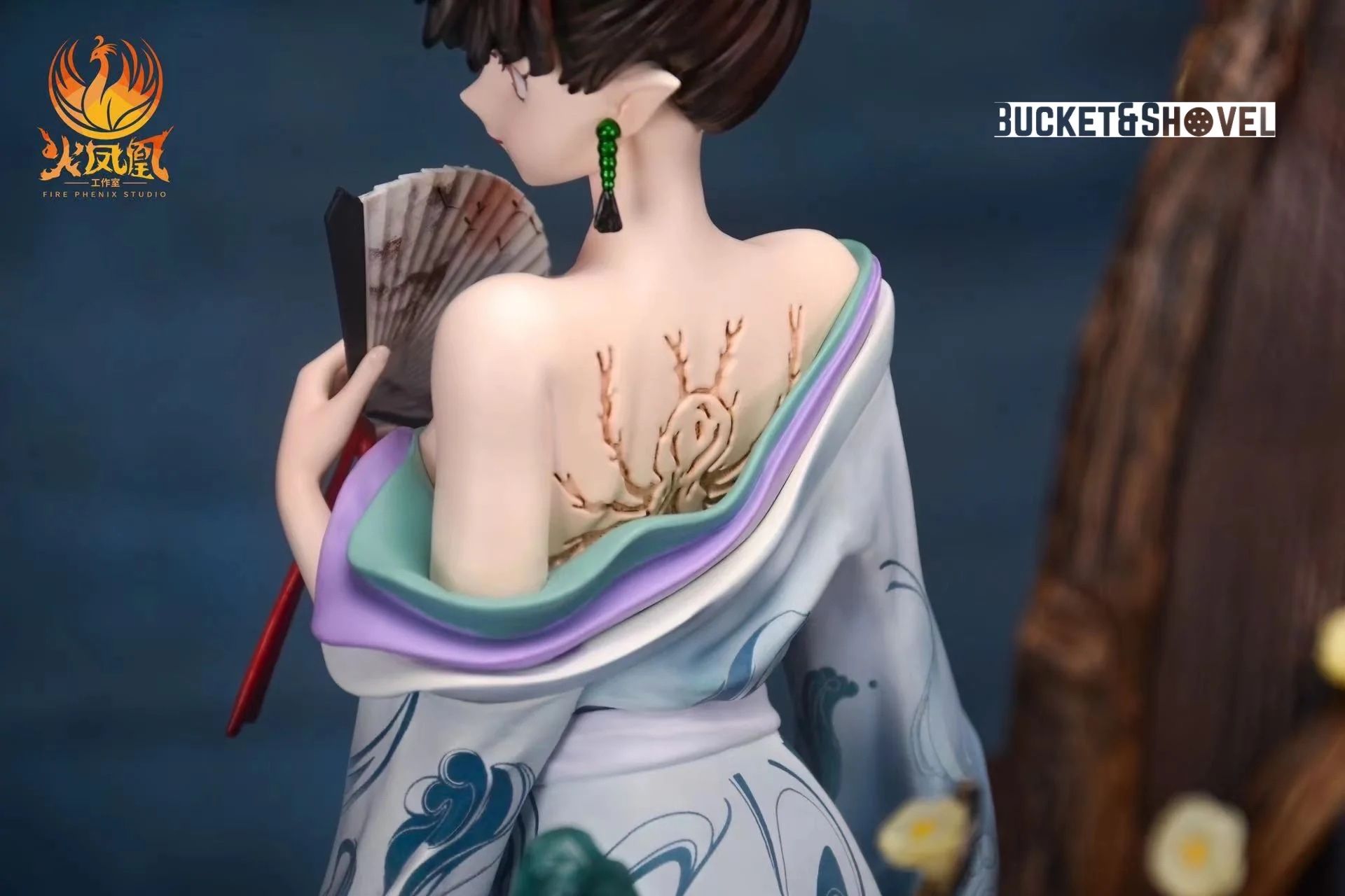 Kagura resin statue Fire Phenix Studio anime figure