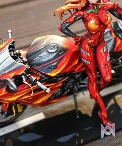 Aetheria Studio X SX Studio - Asuka Langley Sohryu Motorcycle Girl Neon Genesis Evangelion resin statue Navy Toys anime figure