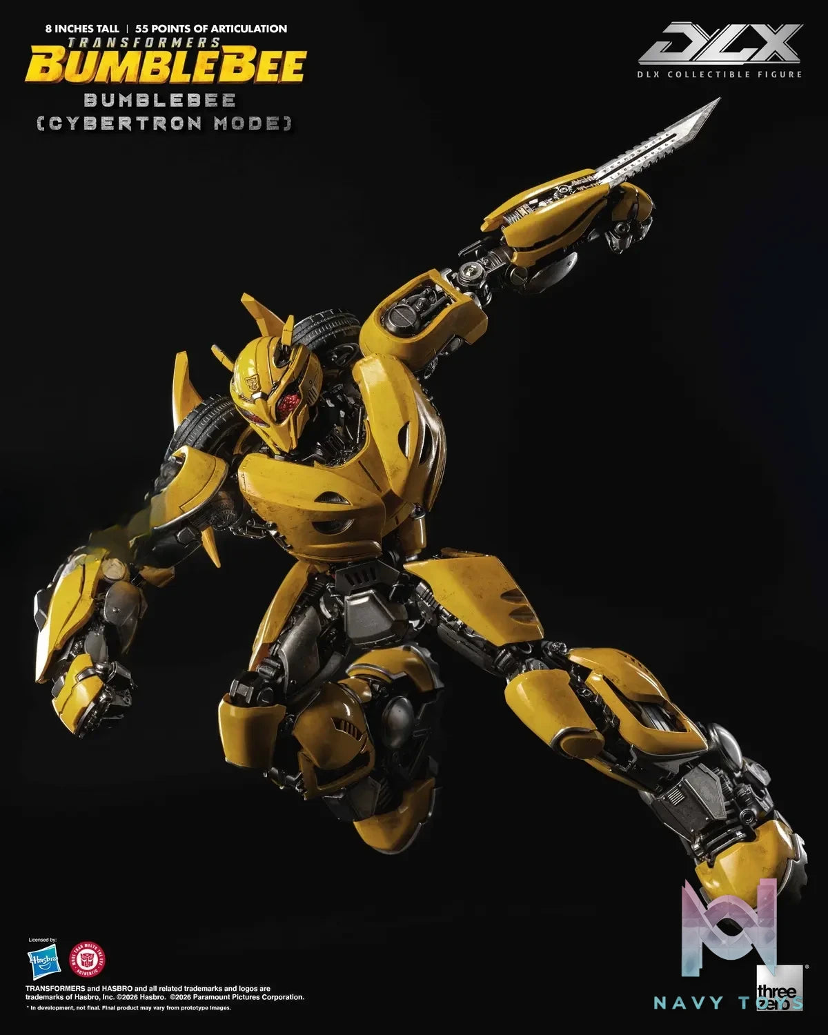 Threezero – Transformers: Bumblebee DLX Bumblebee (Cybertron Mode) 3Z10490W0 (Licensed)