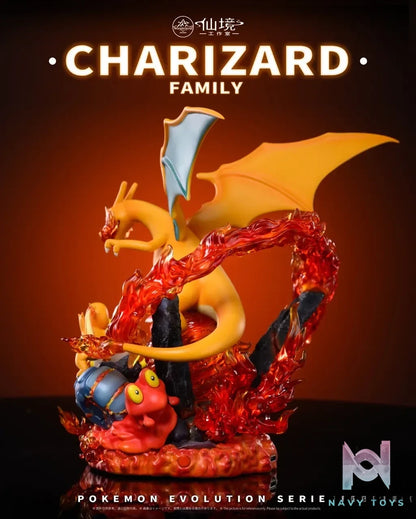 Wonderland Studio – Pokémon Evolution Series #2 Charizard Family