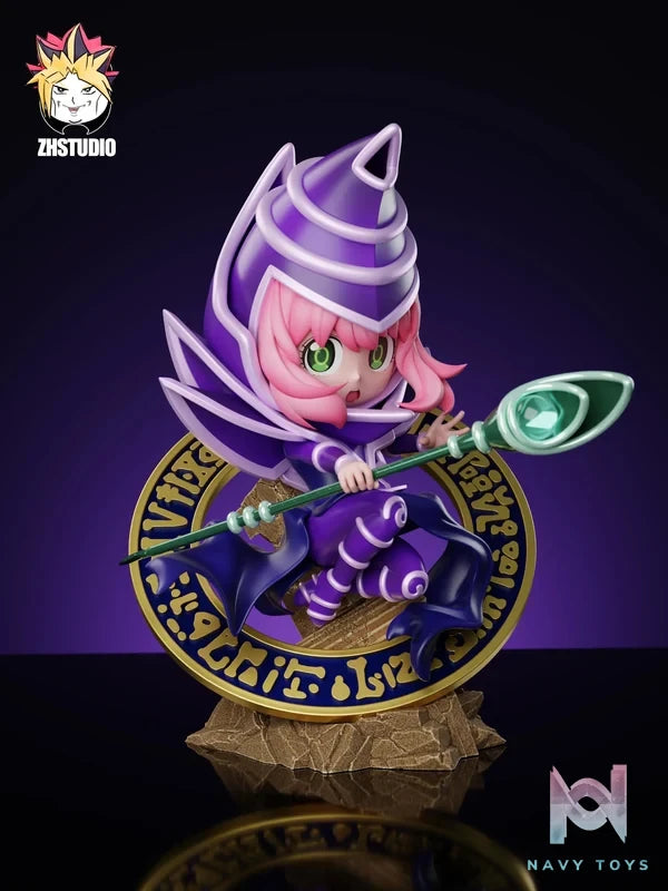 ZH Studio - Spy x Family Anya Forger COSPLAY AS Dark Magician 2.0 resin statue Navy Toys anime figure