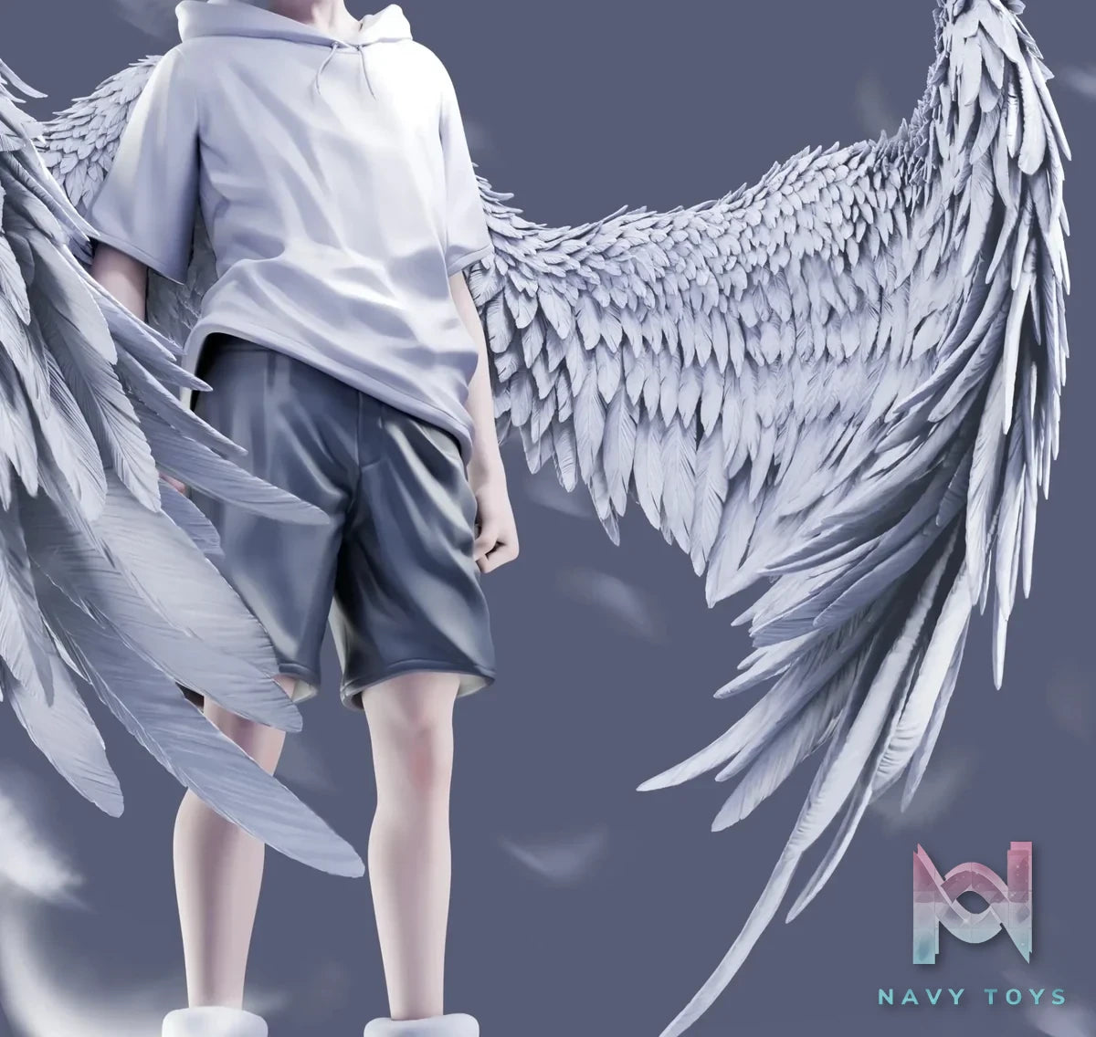 Aurora Studio - HUNTER×HUNTER Little Angel Series Killua Zoldyck resin statue Navy Toys anime figure