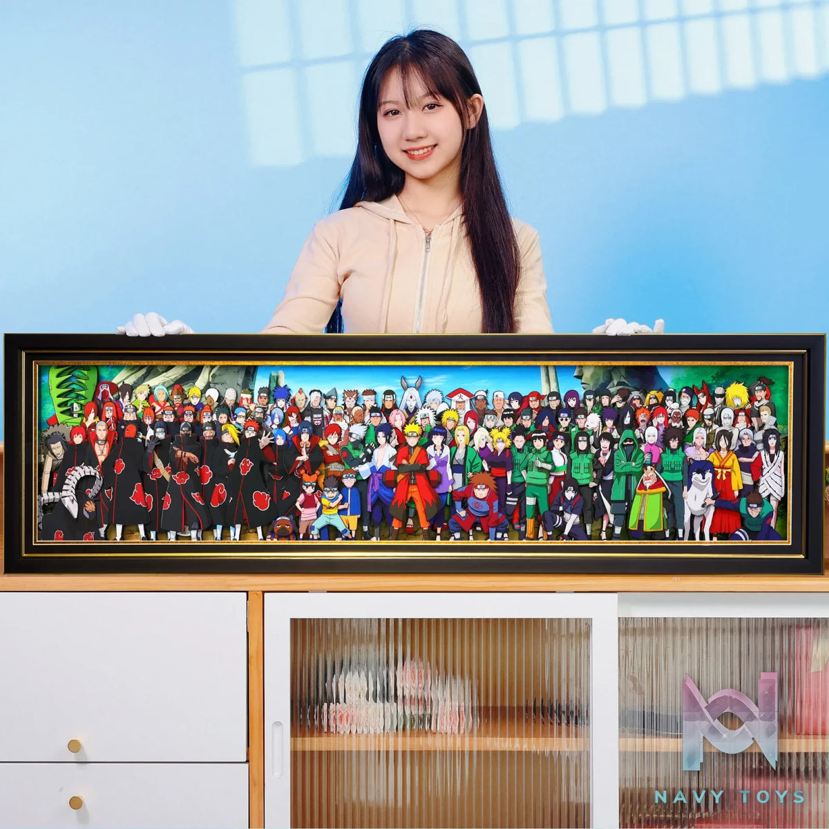 Yu Zhi Jiang Studio – Naruto Multiple Characters Series #10 3D Decorative Painting Naruto