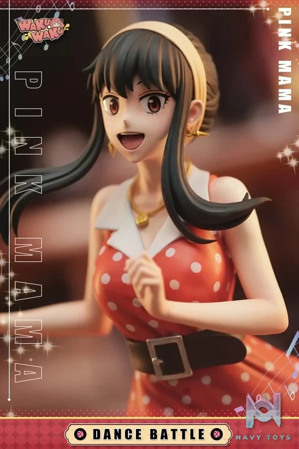 WakuWaku Studio - Spy x Family Phonograph Mom Yor Forger resin statue Navy Toys anime figure