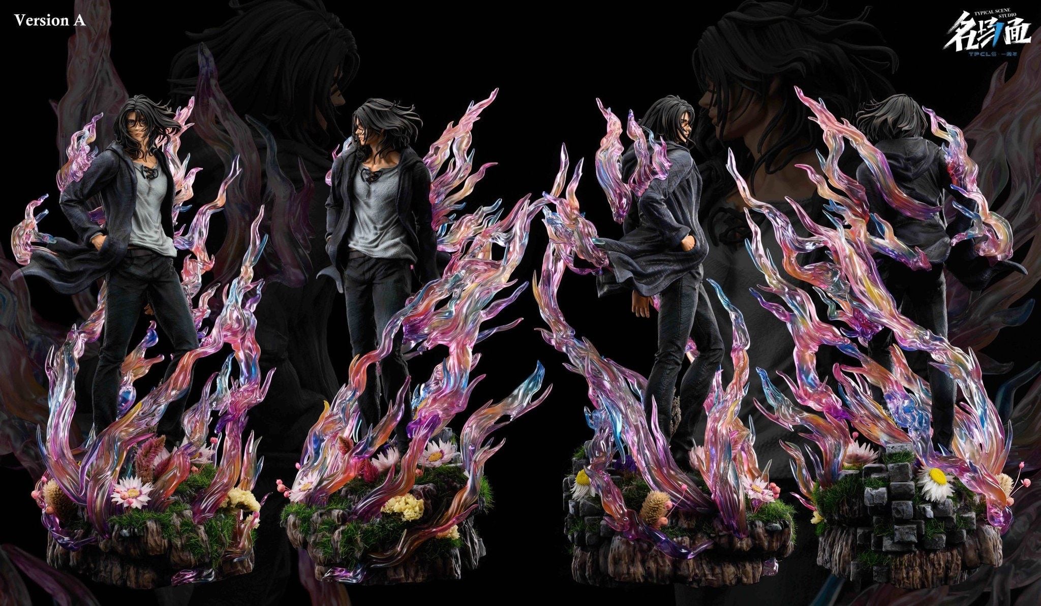 Eren Yeager resin statue Typical Scene Studio anime figure