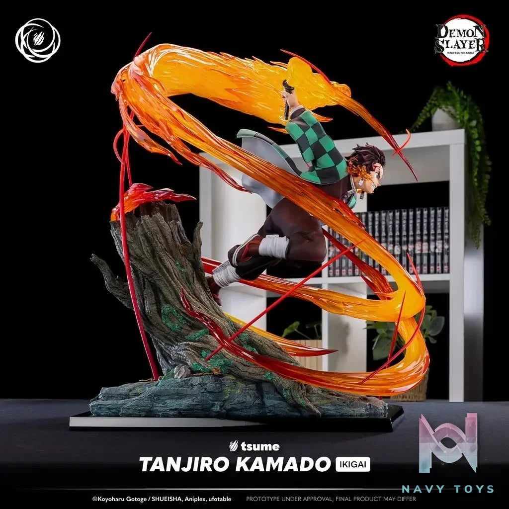 TSUME Studio - Demon Slayer Tanjiro Kamado (Licensed) resin statue Navy Toys anime figure