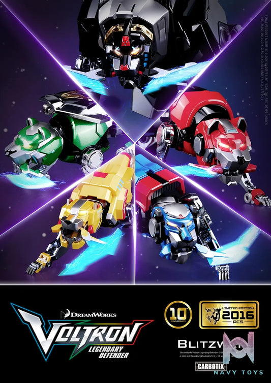 BLITZWAY – CARBOTIX Series Voltron: Legendary Defender – GoLion 10th Anniversary Limited Special Edition (Licensed)