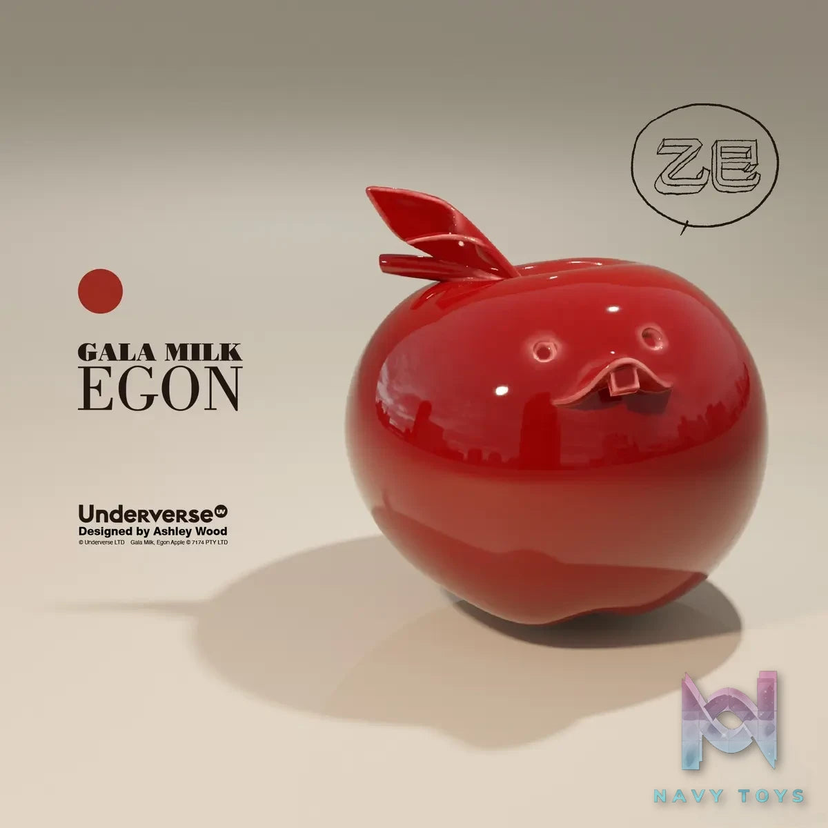 UNDERVERSE – Original GALA MILK EDITH APPLE and GALA MILK EGON APPLE (Licensed)