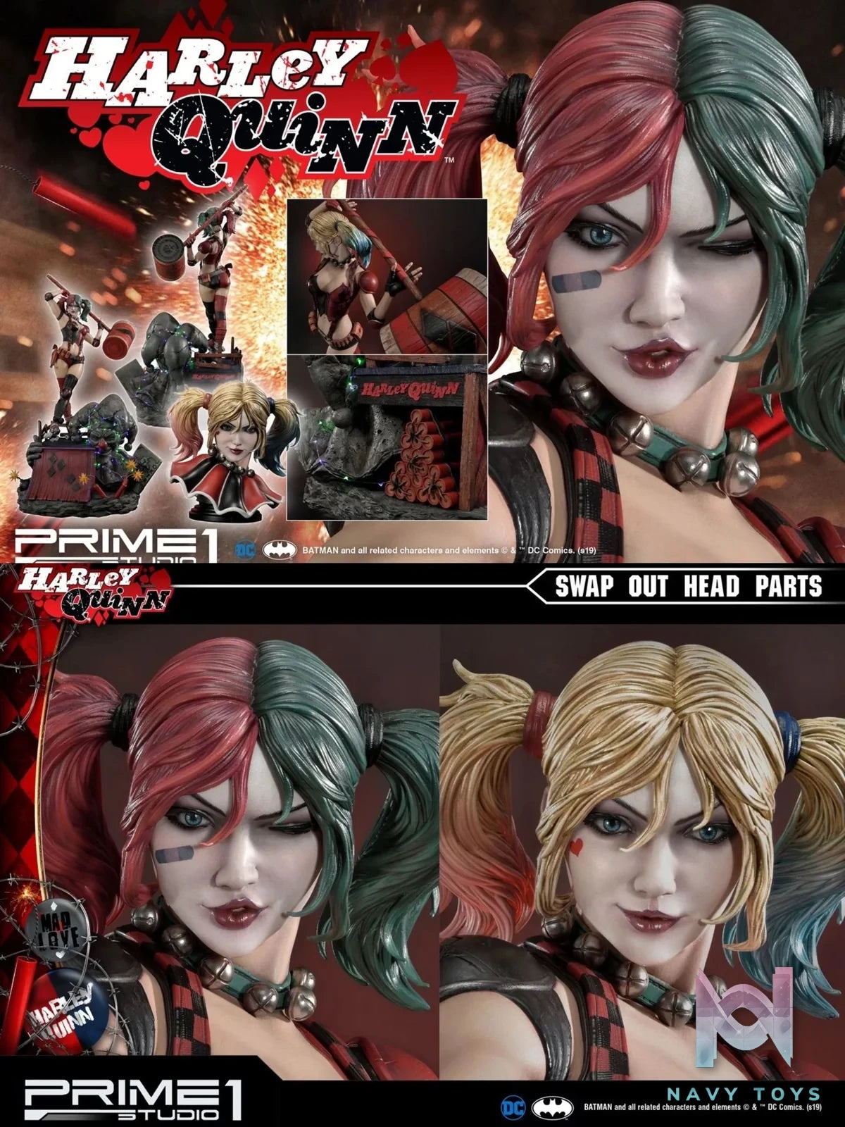 Harley Quinn - Batman - Prime 1 Studio ( MMDC - 36DX) resin statue Prime 1 Studio anime figure
