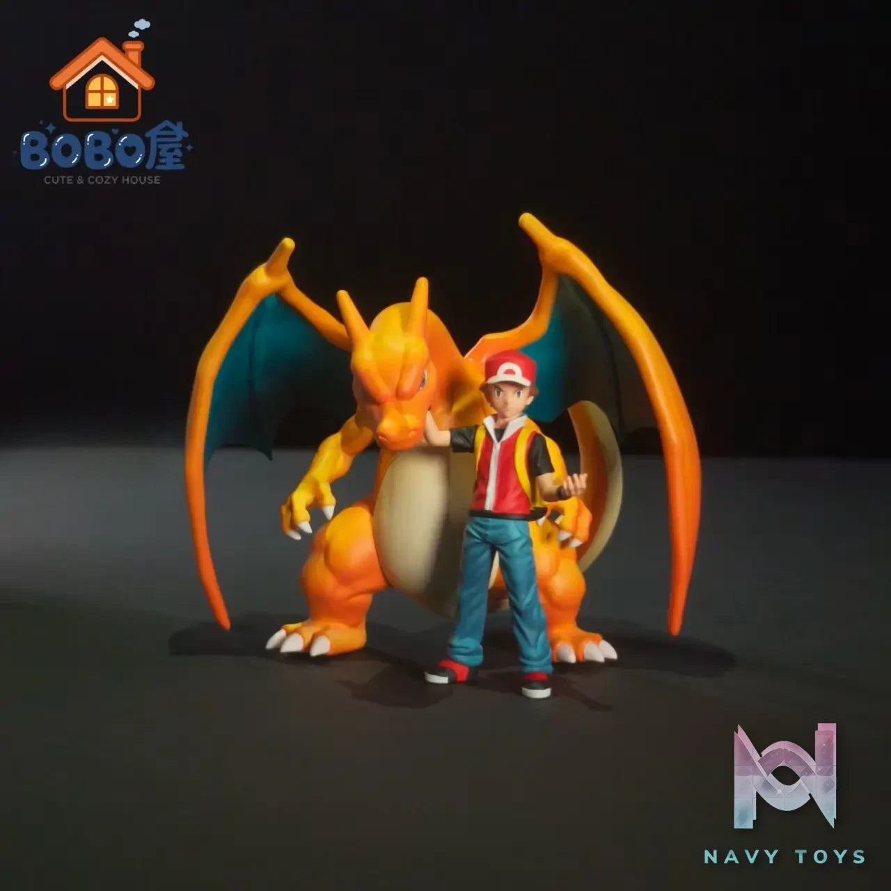 BOBOWU Studio – Red X Charizard Pokémon