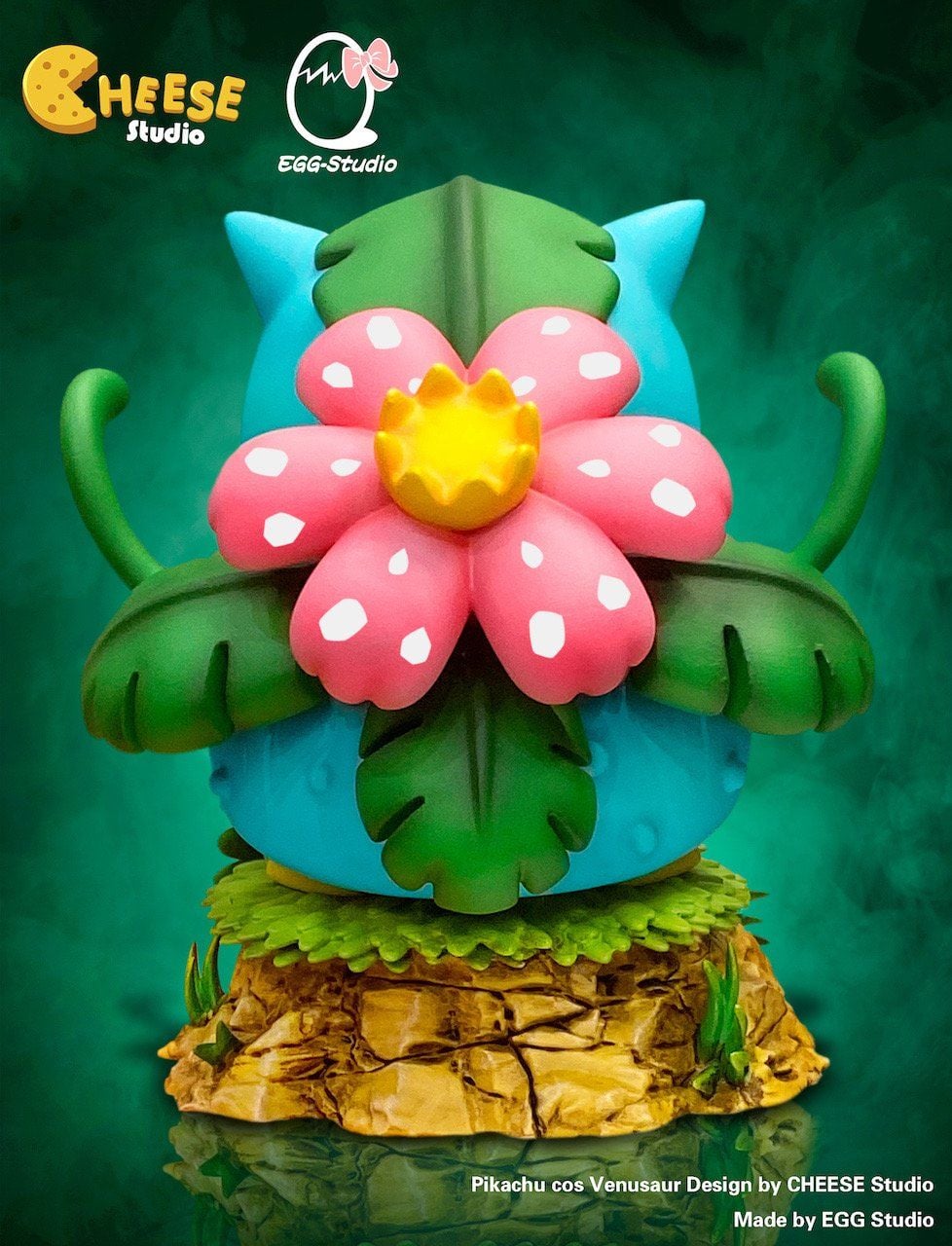 Pikachu cos Venusaur - Cheese Studio x EGG Studio resin statue Cheese Studio x EGG Studio anime figure