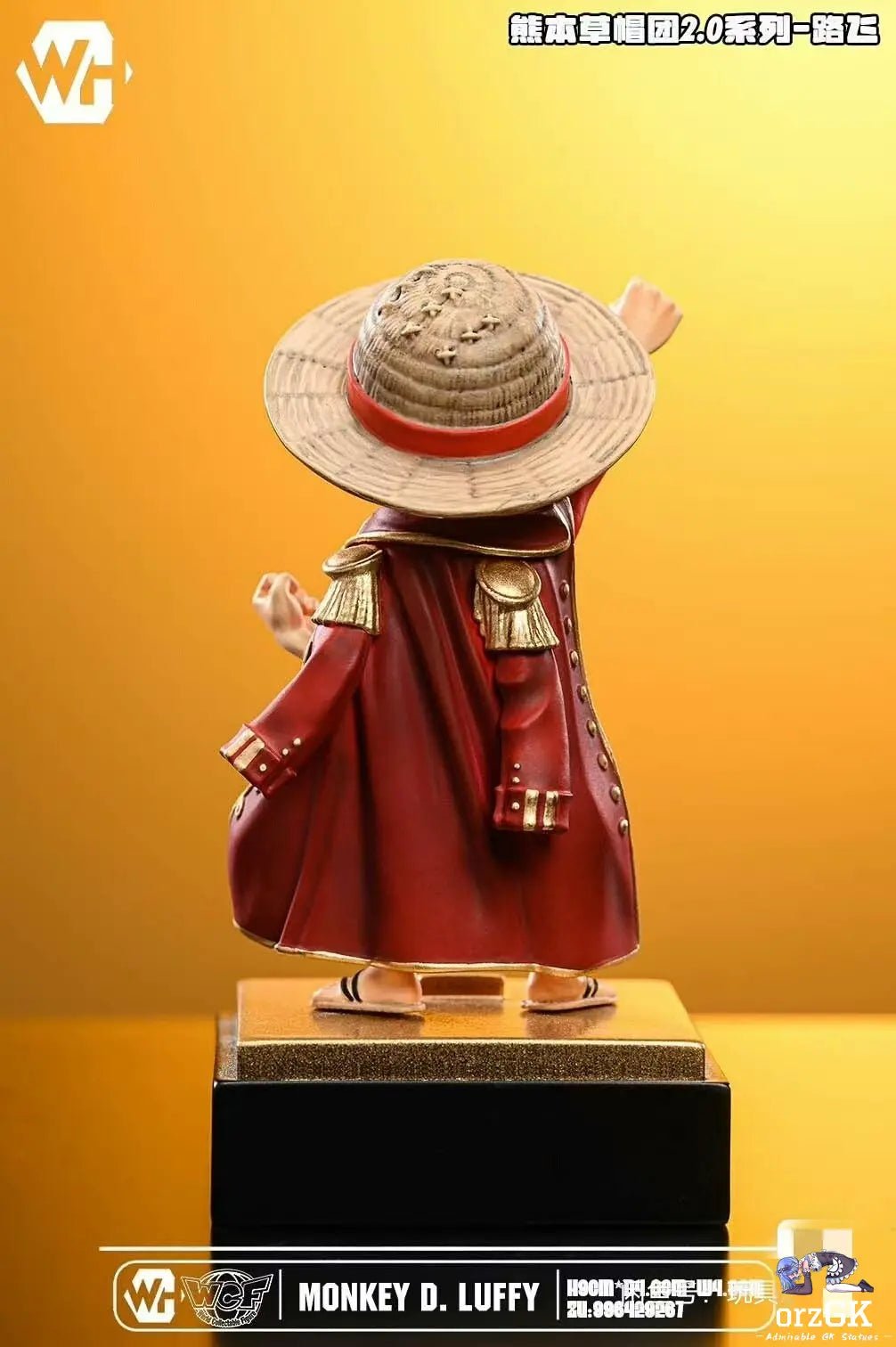 WH Studio - One Piece Kumamoto Straw Hats 2.0 Resonance Series 1 King Luffy resin statue Navy Toys anime figure