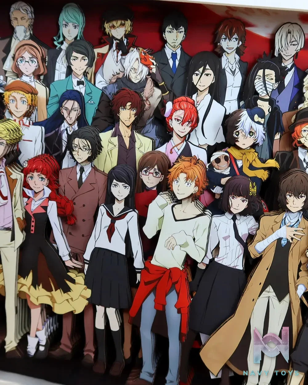 KALA HOME Studio – Bungo Stray Dogs Multiple Characters #03 3D Decorative Painting Bungo Stray Dogs