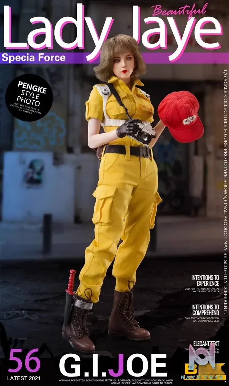 BBK Studio – Original 1/6 BBK012 GIJOE Jay Female Soldier Action Figure