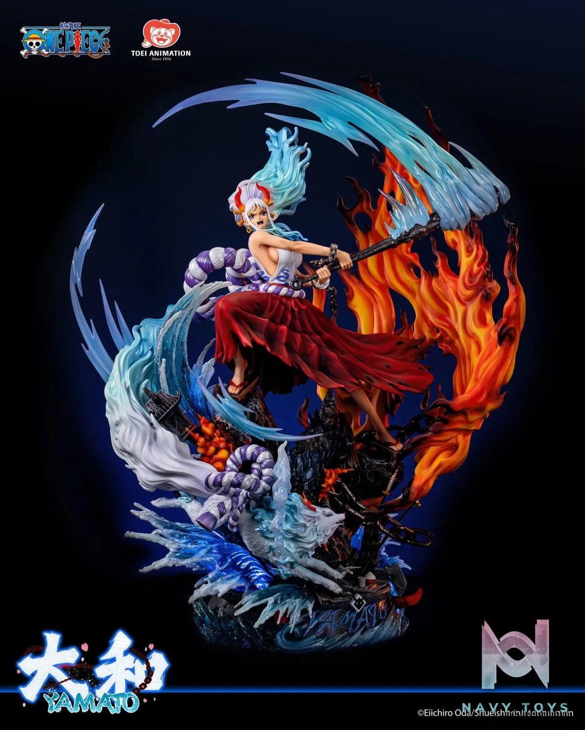 Toei Animation & Light Year Studio – One Piece Collectible Statue Yamato (Licensed)