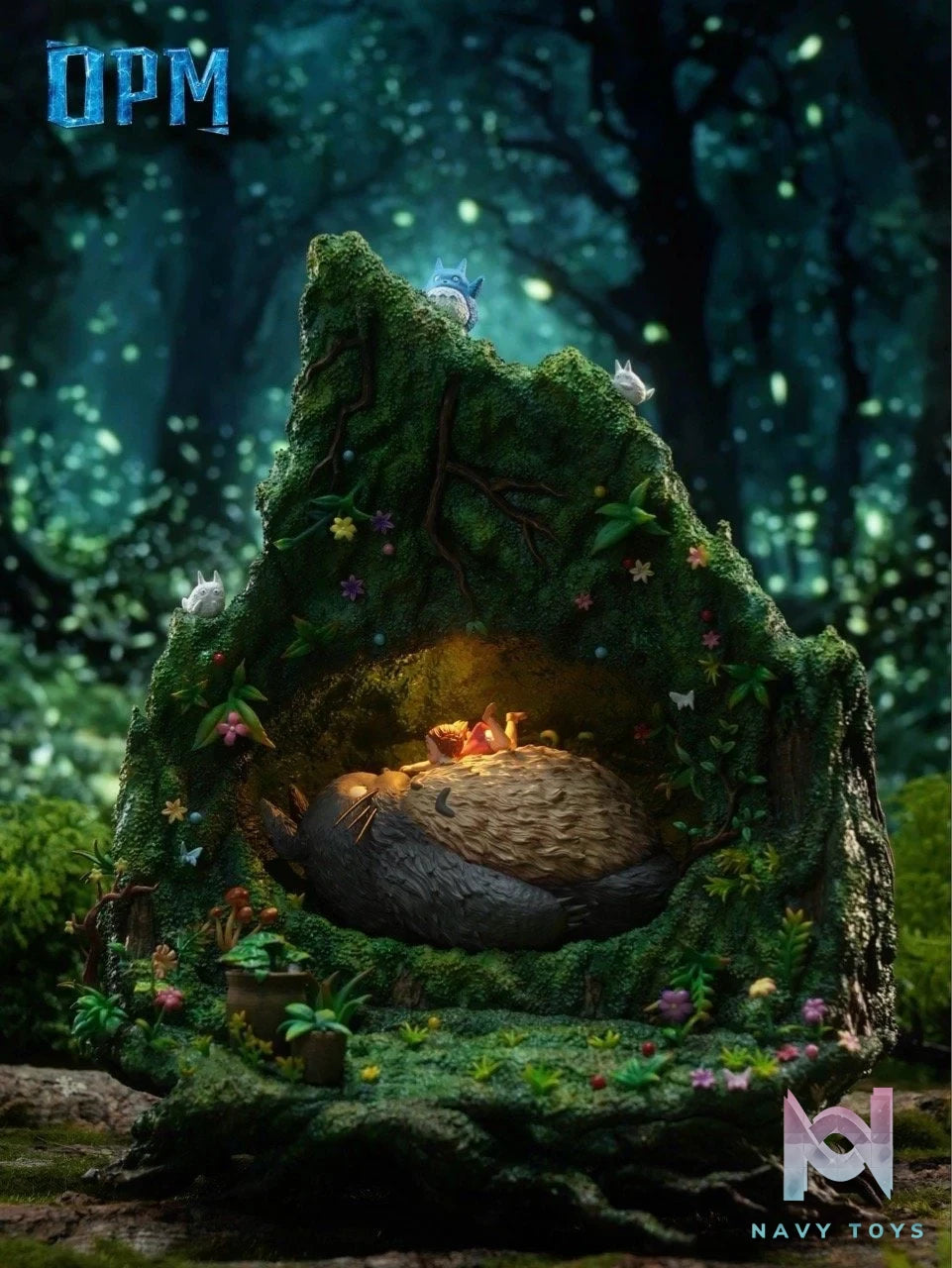 Totoro in the tree hole - My Neighbor Totoro - OPM Studio resin statue opm studio anime figure