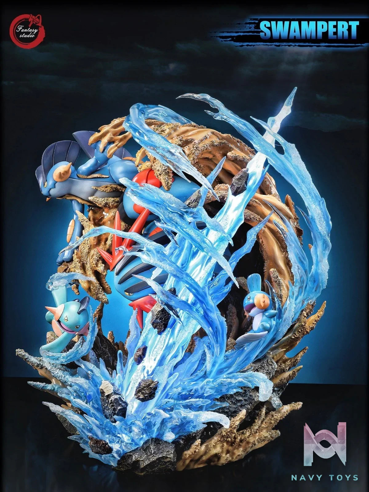 Swampert Family - Pokemon - Fantasy Studio resin statue Fantasy Studio anime figure