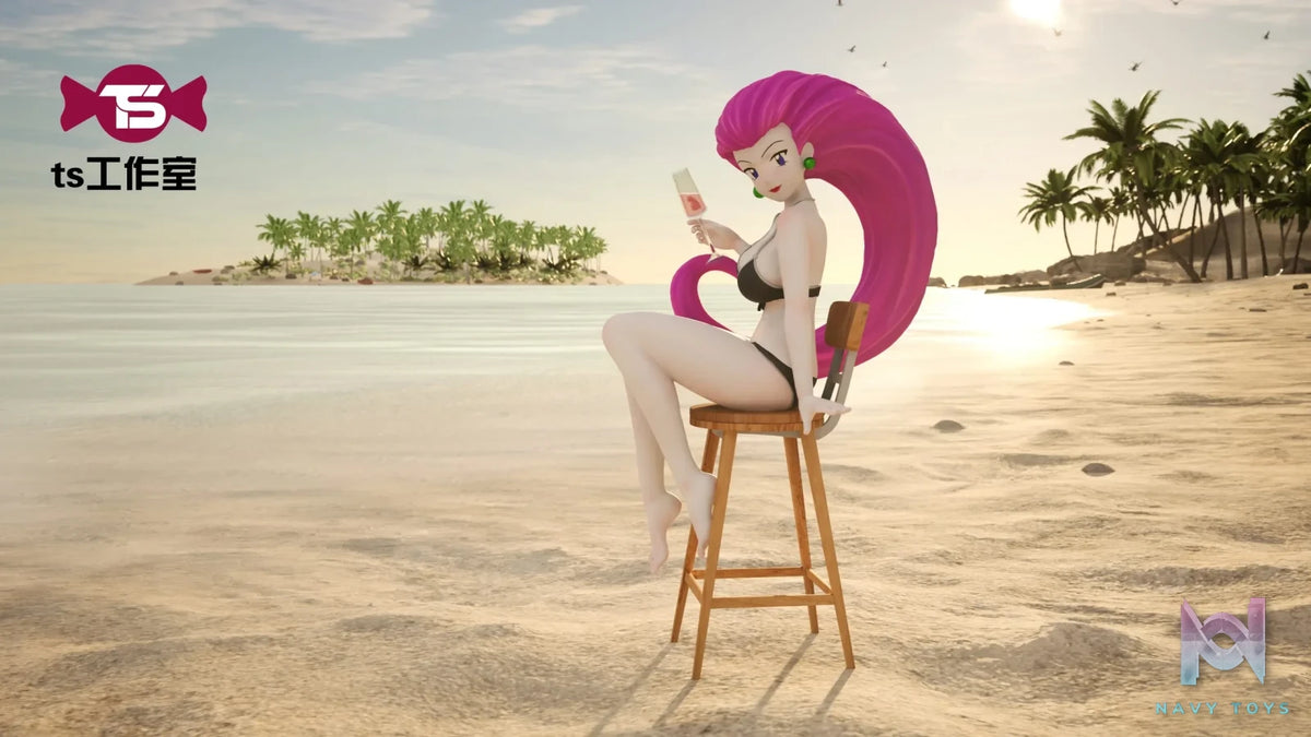 TS Studio – Pokemon Swimsuit #3 Team Rocket Beach Jessie