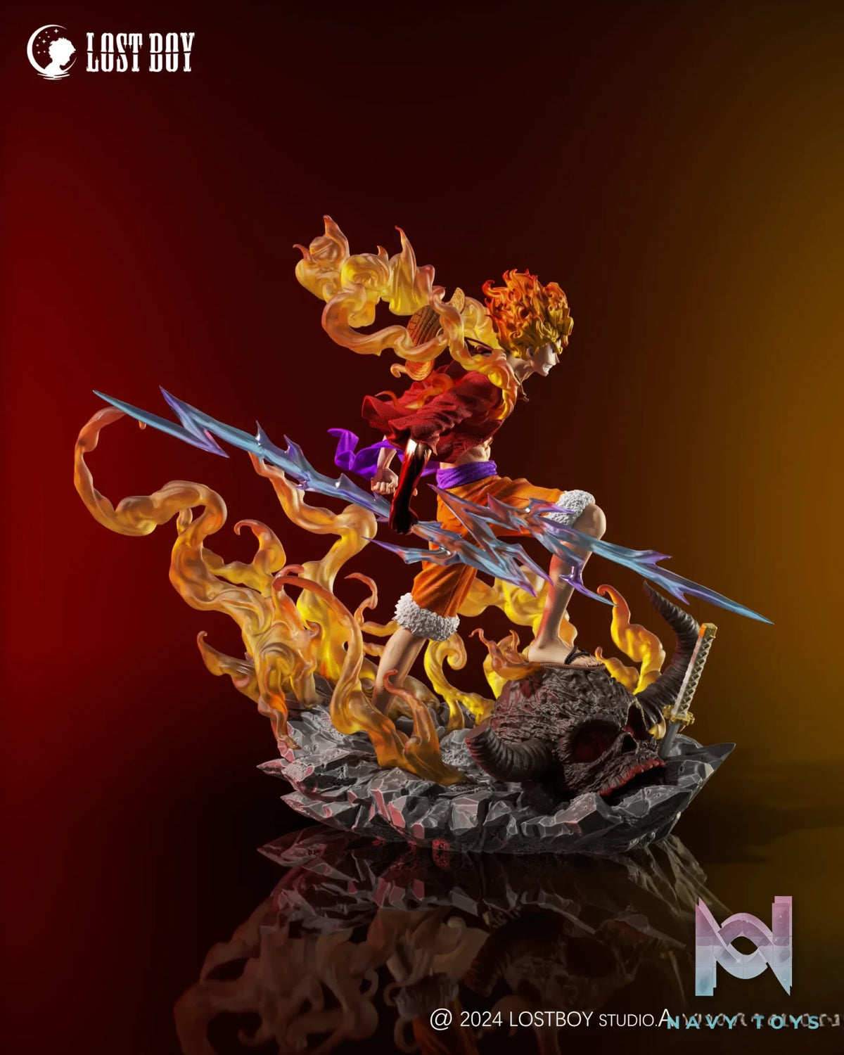 LOST BOY Studio – One Piece Glillter Color NIKA Luffy Gear 5