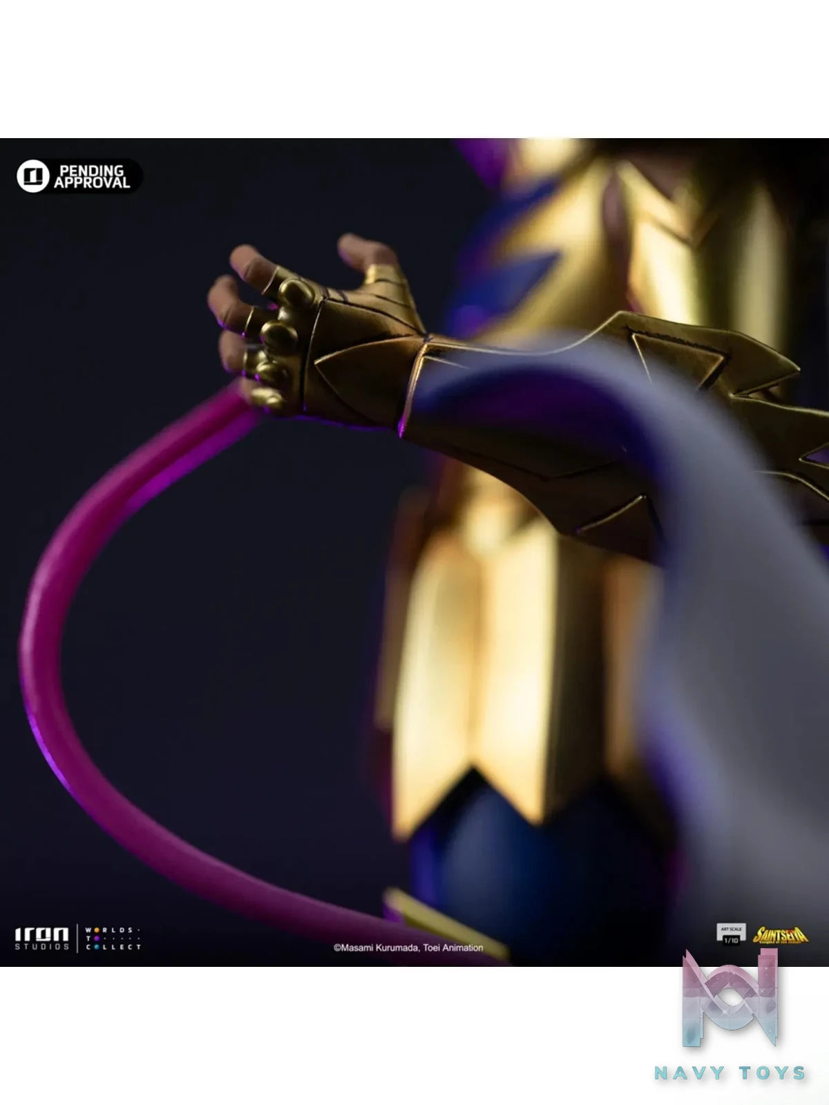 Iron Studio – Saint Seiya Art Scale 1/10 Statue Cancer Deathmask (Licensed)