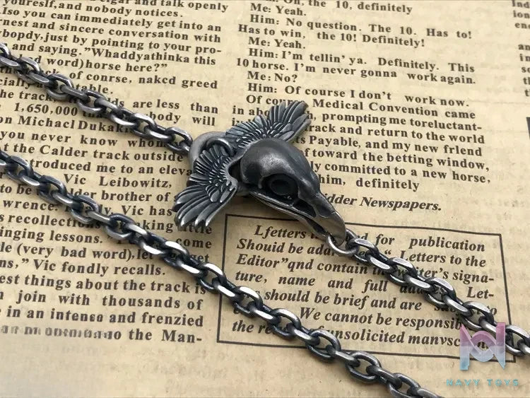 Shou Jiang Studio – Custom Original Design Men’s 4.3mm Eagle Curb Chain Necklace Original