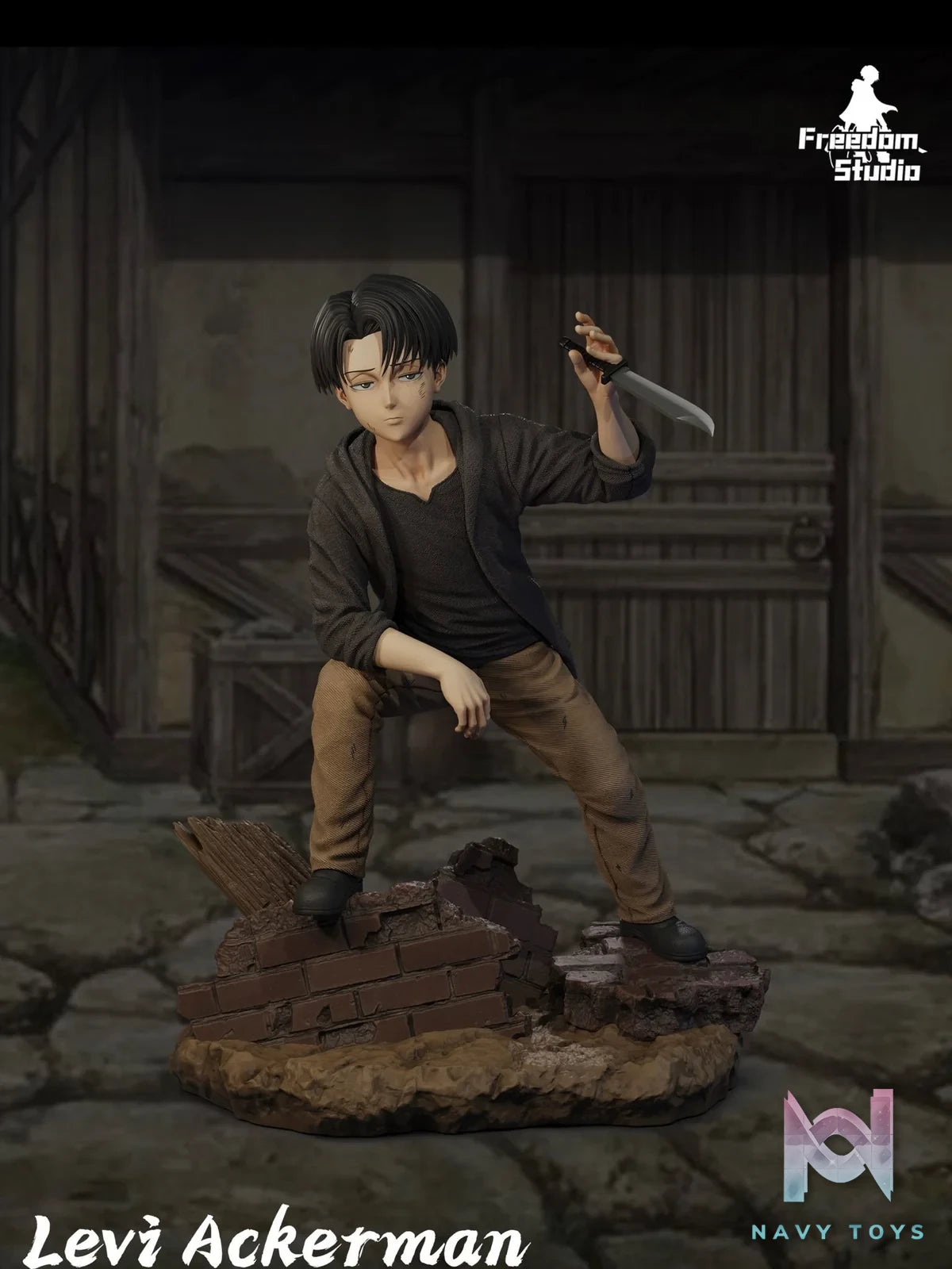 Levi Ackerman - Attack on Titan - Freedom Studio resin statue freedom studio anime figure