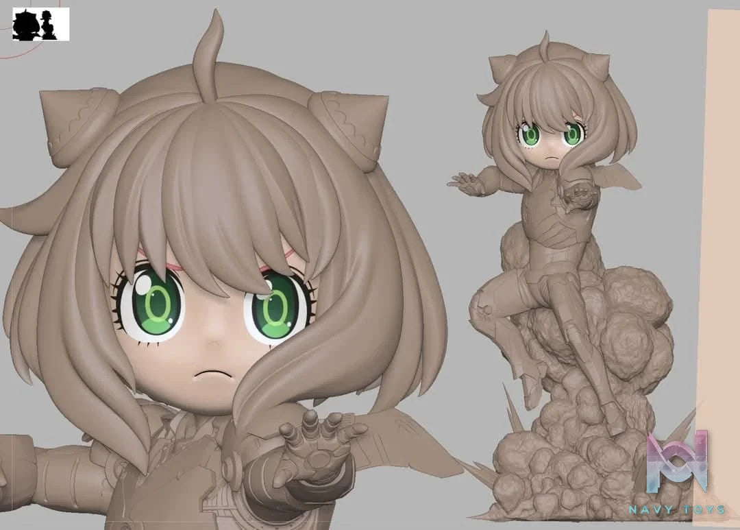Anya cos Iron Man - Spy x Family resin statue PuPu Studio anime figure