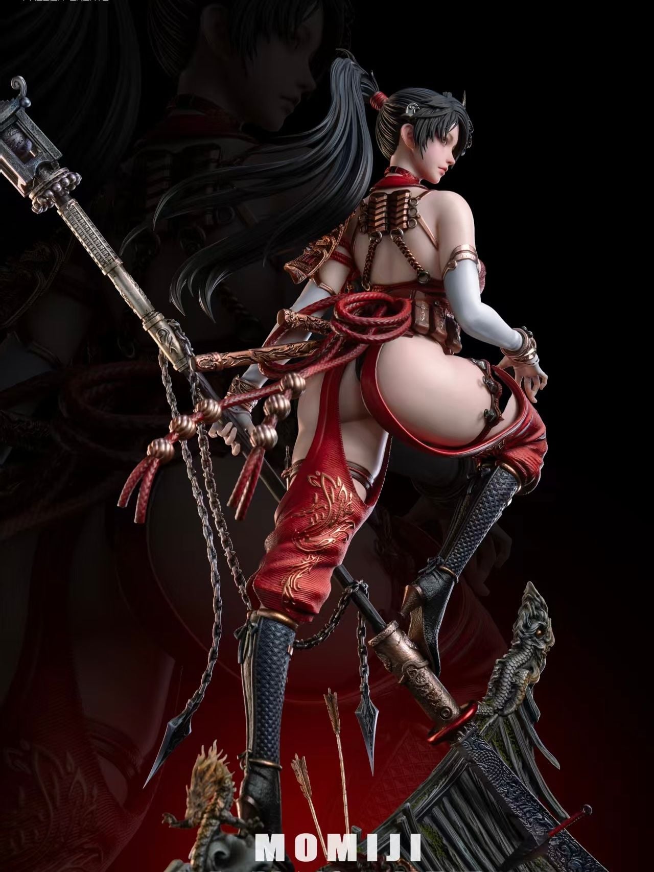 The Dragon Priestess Momiji - Ninja Gaide - PA Create Studio resin statue PA Create Studio anime figure