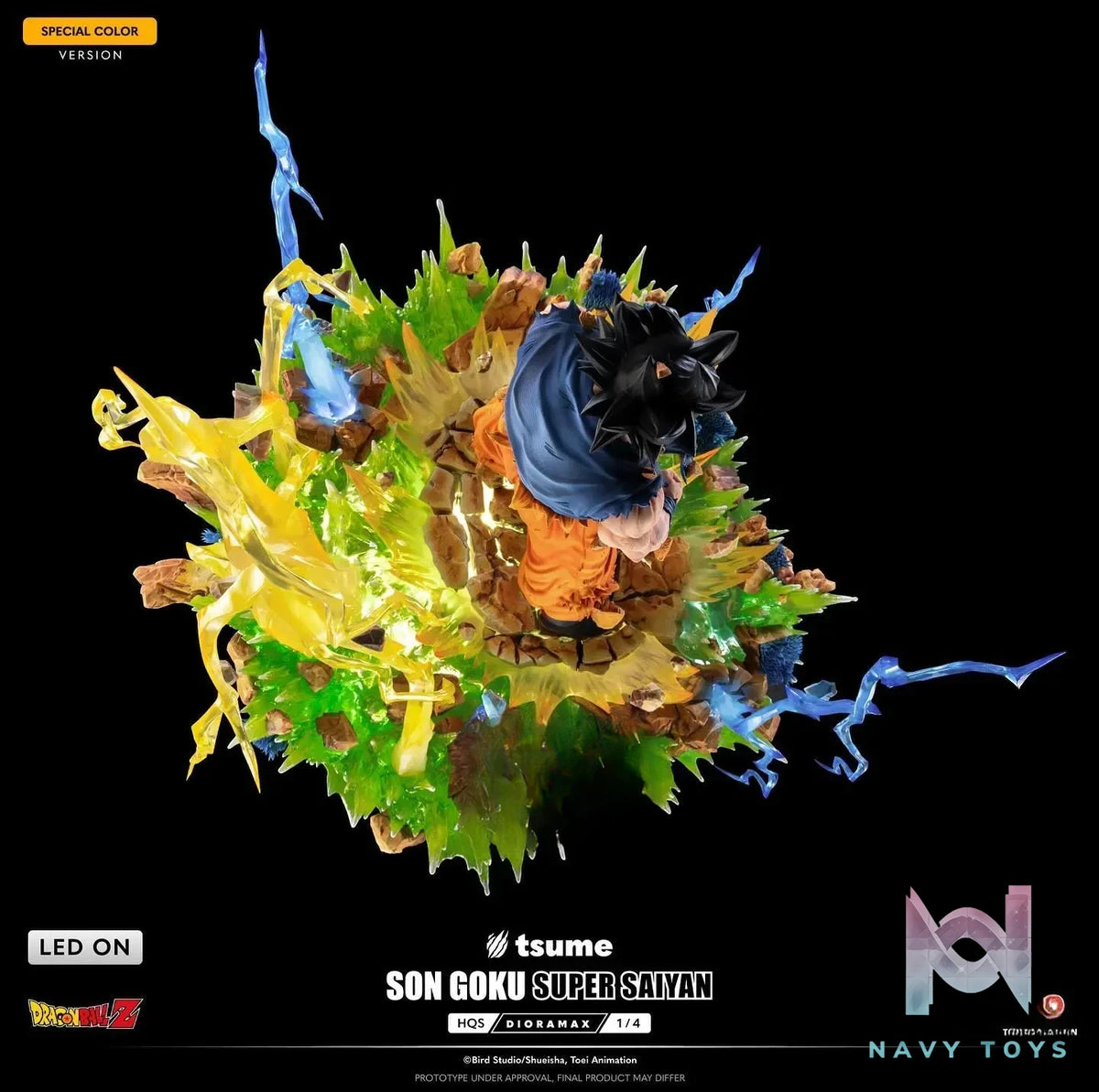 Tsume Studio – Dragon ball Son Goku Super Saiyan HQS Dioramax (Licensed)