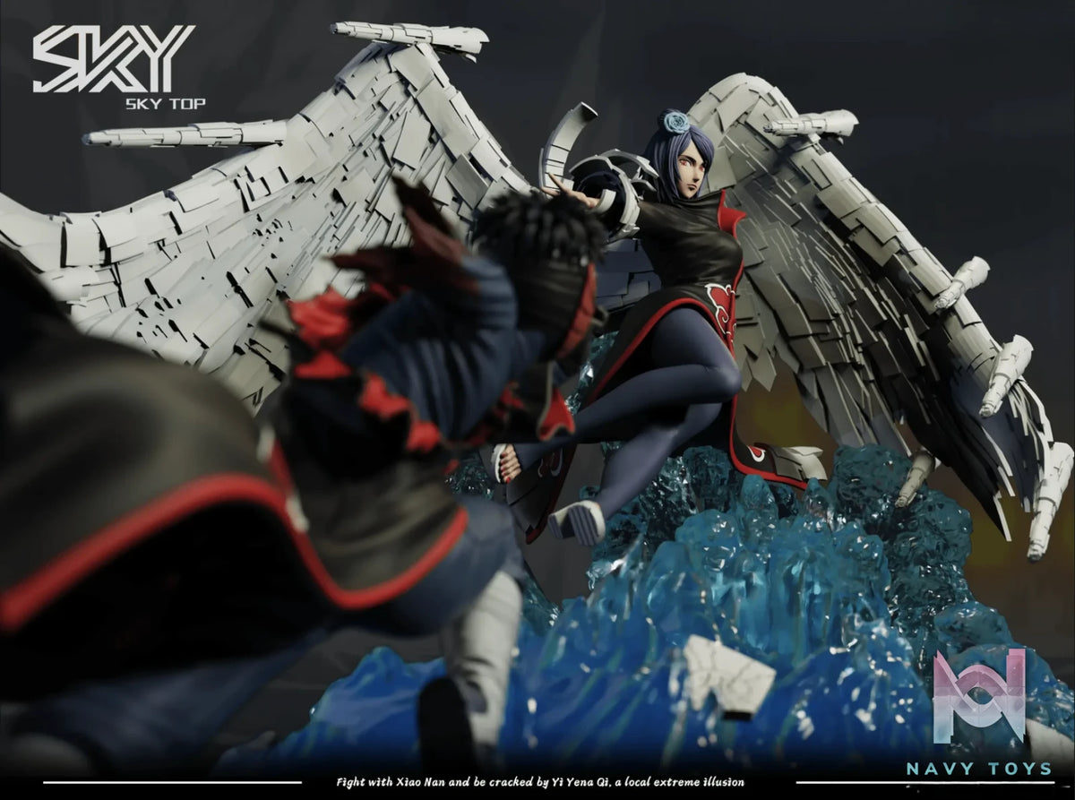 Sky Top Studio – Naruto Series #2: Konan vs Uchiha Obito