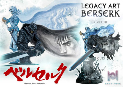 Prime 1 Studio – Legacy Art Kentaro Miura Berserk Guts & Griffith Set LABR-01S LABR-02S (Licensed)