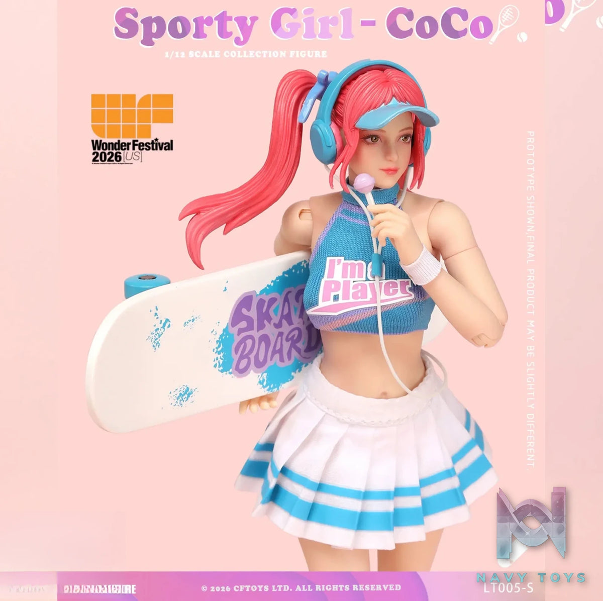 Crazy Figure – 1/12 Sports Girl Coco Action Figure (Licensed)