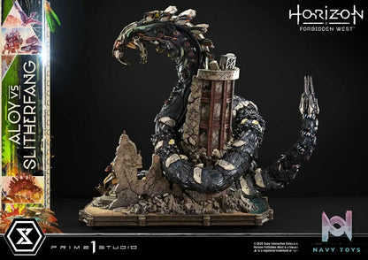 Prime 1 Studio – Ultimate Diorama Masterline Horizon Forbidden West Aloy vs. The Slitherfang UDMHFW-01 UDMHFW-01S (Licensed)