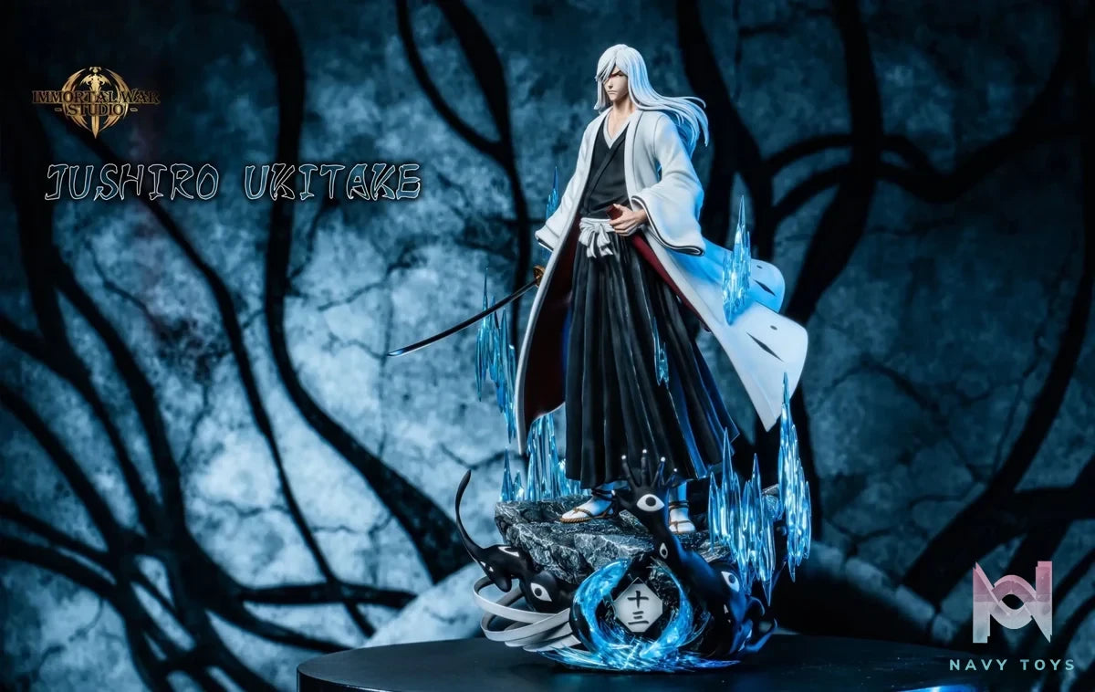 I.W Studio - Bleach: Thousand - Year Blood War Gotei 13 Series 11 Jūshirō Ukitake resin statue Navy Toys anime figure