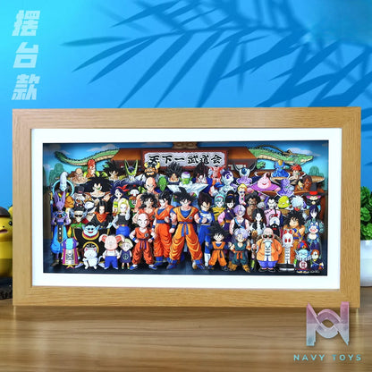 KALA HOME Studio – Dragon Ball Multiple Characters #02 3D Decorative Painting Dragon Ball