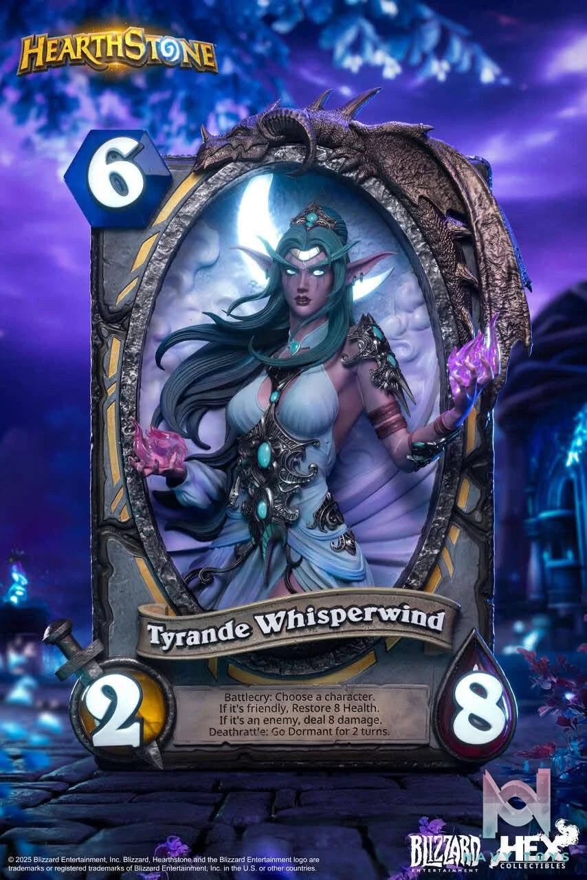 Tyrande Whisperwind Art resin statue Blizzard Hearthstone anime figure