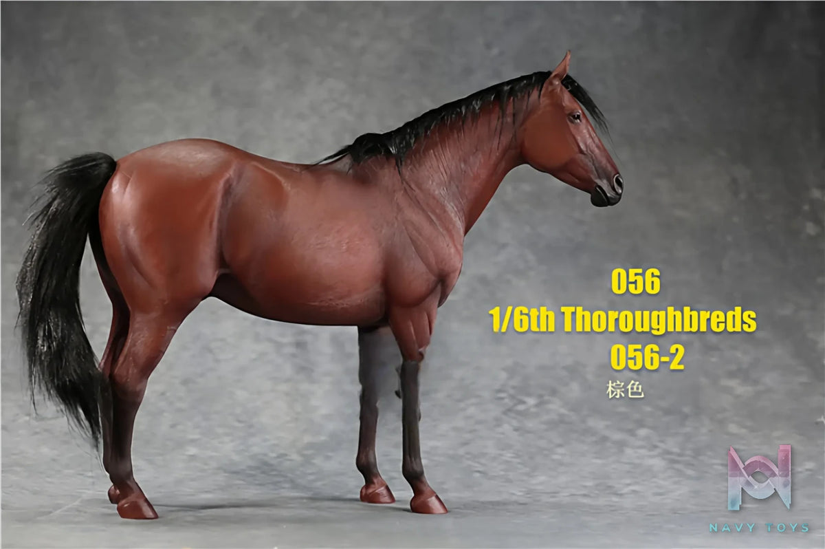 JXK – 1/6 Thoroughbred Model Realistic Horse Display Figure (Licensed)