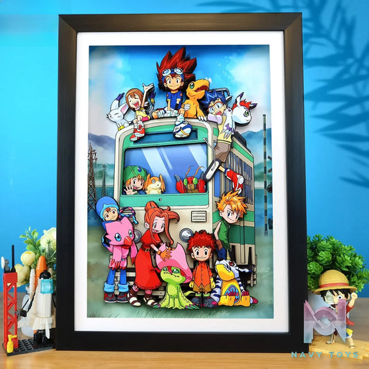 KALA HOME Studio – Digimon Multiple Characters #05 3D Decorative Painting Digimon