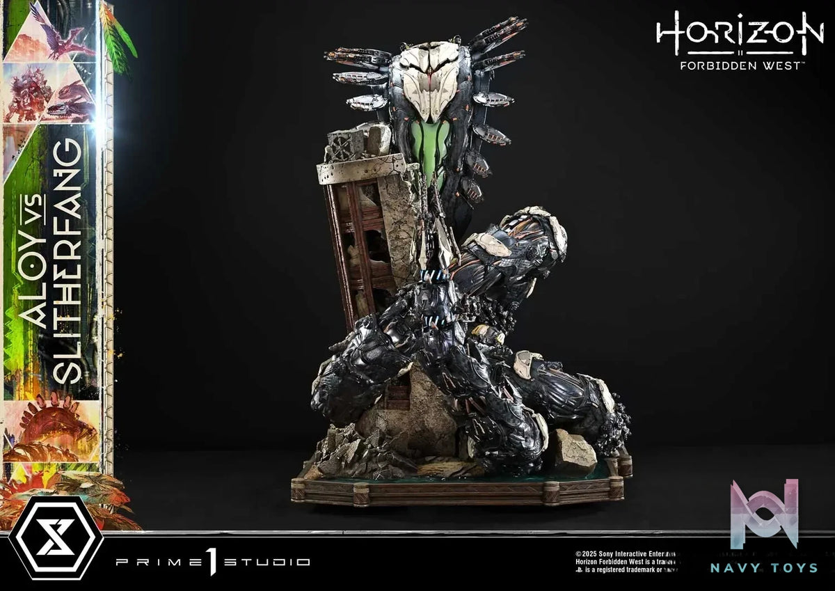 Prime 1 Studio – Ultimate Diorama Masterline Horizon Forbidden West Aloy vs. The Slitherfang UDMHFW-01 UDMHFW-01S (Licensed)